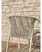 2 Gartenstühle Gambi, grün/elfenbeinfarben, 62 x 56 x 79 cm