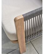 Salón de jardín Jespar de aluminio marrón/gris