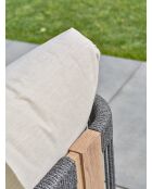 Salón de jardín Jespar de aluminio marrón/gris