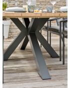 Kelia Garten-Essgruppe für 6 Personen, anthrazitgrau