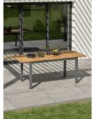 Orsino tuintafel aluminium antracietgrijs antraciet - 150/200x90x74 cm