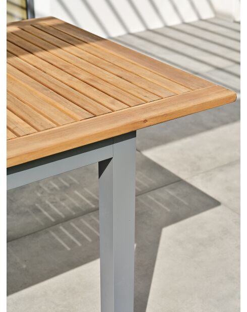 Orsino tuintafel aluminium antracietgrijs antraciet - 150/200x90x74 cm