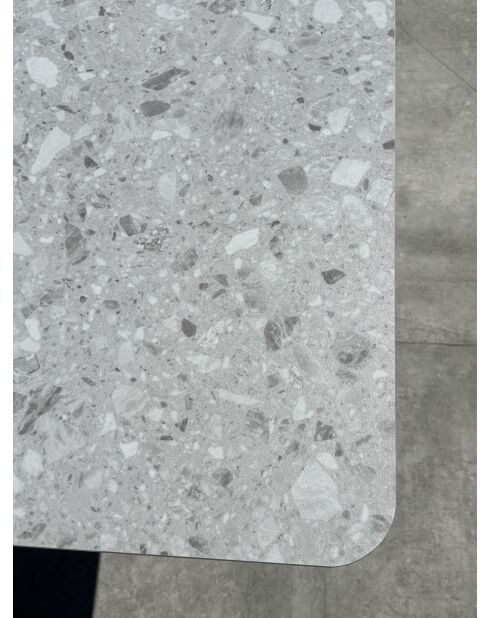 Abella weißer Gartentisch - 220x90x74 cm