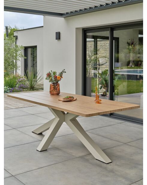 Kelia Grege aluminium tuintafel
