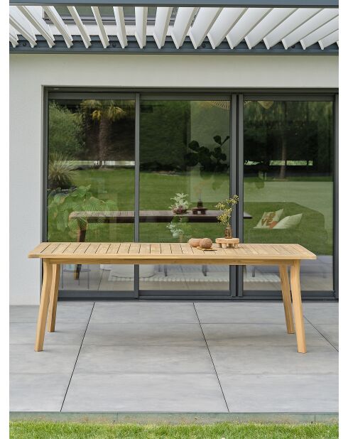 Tavolo da giardino Liso marrone - 220x100x75 cm