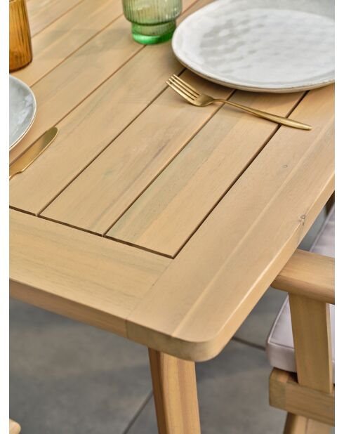 Tavolo da giardino Liso marrone - 220x100x75 cm