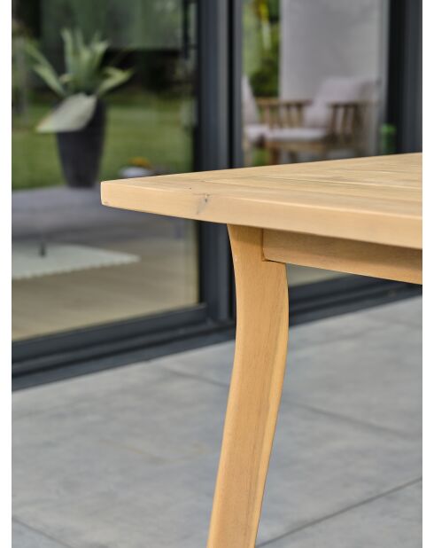 Tavolo da giardino Liso marrone - 220x100x75 cm