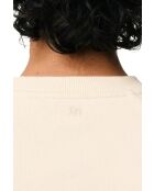 Sweatshirt Ami De Coeur écru/patch rouge