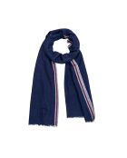 France Blue Jazzy Stola aus Baumwolle, 70 x 210 cm