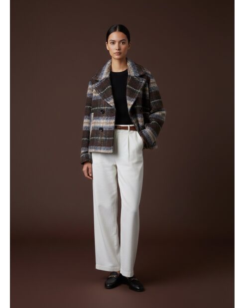 Cappotto scozzese multicolore Edinburgh