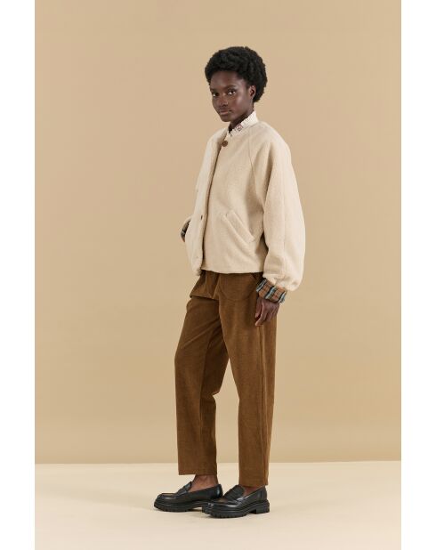 Ecrufarbene Jacke Parla