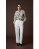 Mehrfarbige Bluse mit Blumenmuster Albane