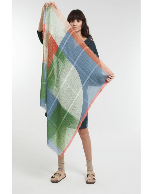 Sciarpa Astral Petroleum 100 x 100 cm