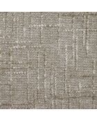 2 Stühle ADELE aus geflochtenem Samt, Beine aus taupefarbenem Chrom — 52x45,5x76,5 cm