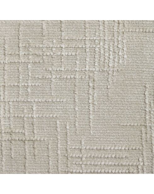 2 Stühle ADELE aus cremefarbenem Samt mit verchromten Beinen — 52x45,5x76,5 cm