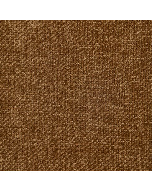 Draaistoel met zwarte voet NAPA geweven stof soft touch caramel — 81x95x90cm
