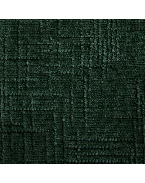 Lot de 2 chaises KLAY velours tramé vert émeuraude - 53x61x71 cm