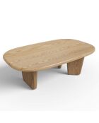 Table basse TERA chêne clair - 100x60x35 cm