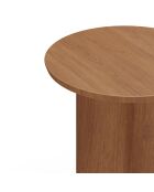 Tavolino Helma Rovere chiaro - 78x78x35 cm