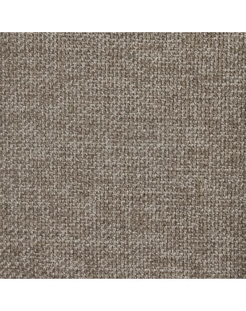 Lot de 2 petits fauteuils OREN velours chenillé taupe - 60x56x74 cm