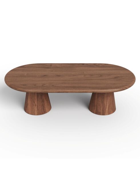 Table basse ALOA noyer - 120x60x40 cm