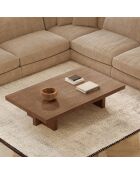 TAO Couchtisch aus Nussbaumholz - 100x60x25 cm