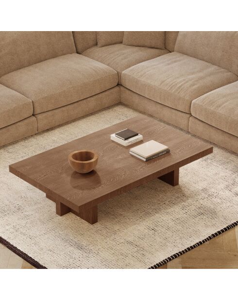 TAO Couchtisch aus Nussbaumholz - 100x60x25 cm