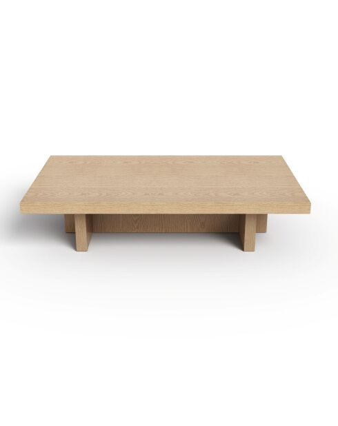 Table basse TAO chêne clair - 100x60x25 cm