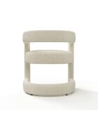 Set van 2 stoelen KLAY bouclette cream - 53x61x71 cm