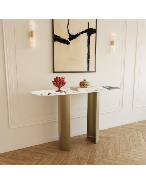ALTO pandora console en gouden poten - 120x35x80 cm