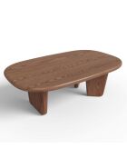 TERA Couchtisch aus Nussbaumholz - 100x60x35 cm