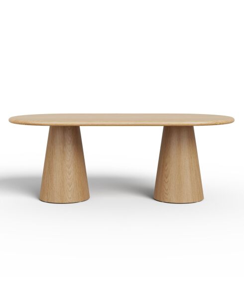 Tavolo da pranzo ALOA rovere chiaro - 200x100x76 cm