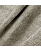 Set di 2 poltroncine ARIEL in velluto testurizzato tortora - 60,5x59x80,5 cm