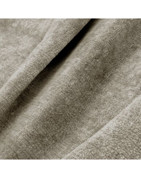 Set aus 2 kleinen Sesseln ARIEL aus strukturiertem Samt in Taupe - 60,5 x 59 x 80,5 cm