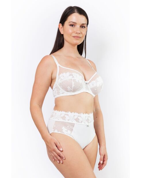 Culotte haute assia blanche
