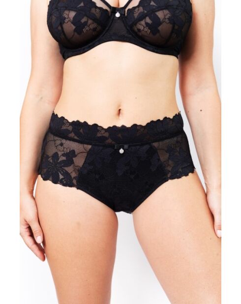 Braguitas menstruales altas negras Assia