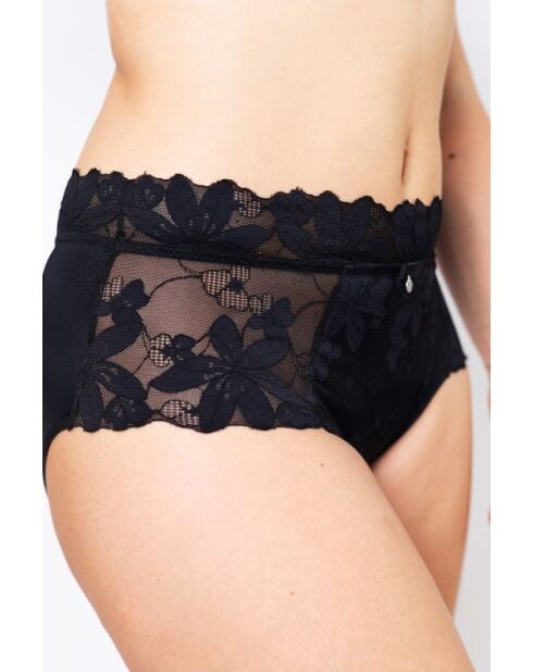 Braguitas menstruales altas negras Assia