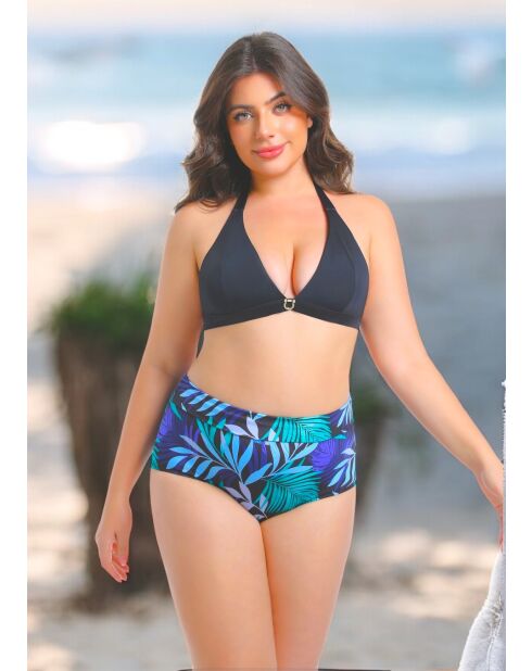 bluemoon blaue bedruckte Menstruations-Badeanzughose