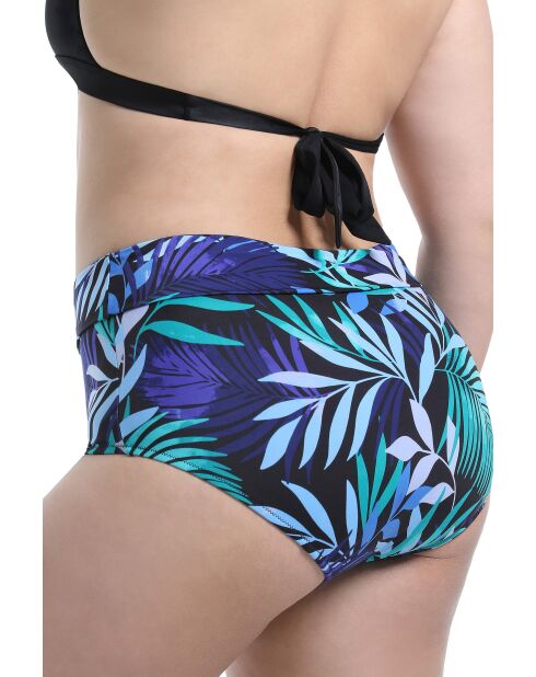 bluemoon blaue bedruckte Menstruations-Badeanzughose