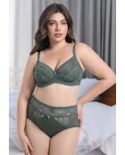 Myriam kaki bh met beugel, groot formaat