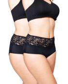 2 Culottes hautes menstruelles rosalie noires