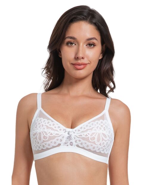 Myriam witte bh zonder beugel