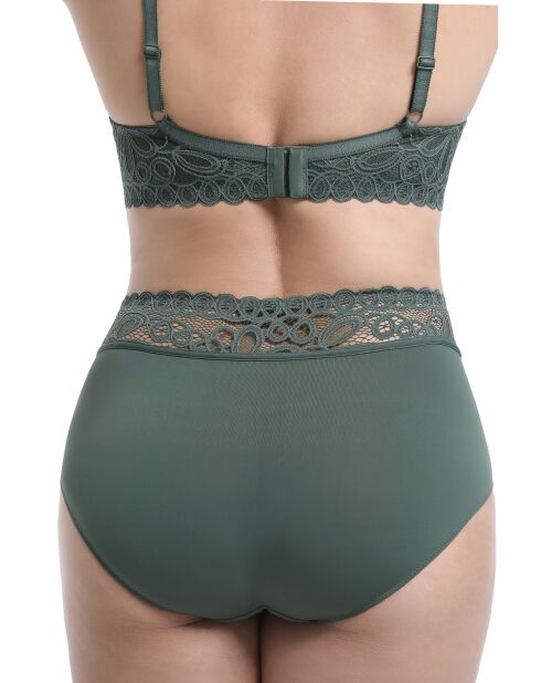 Culotte haute myriam kaki