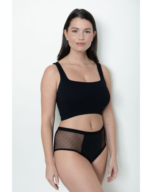 Shorty mestruale nero