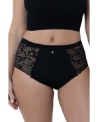 Bragas menstruales altas negras Elisa