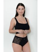Bragas menstruales altas negras Elisa