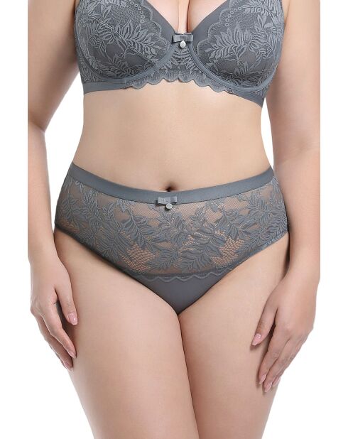 Culotte haute meline grise