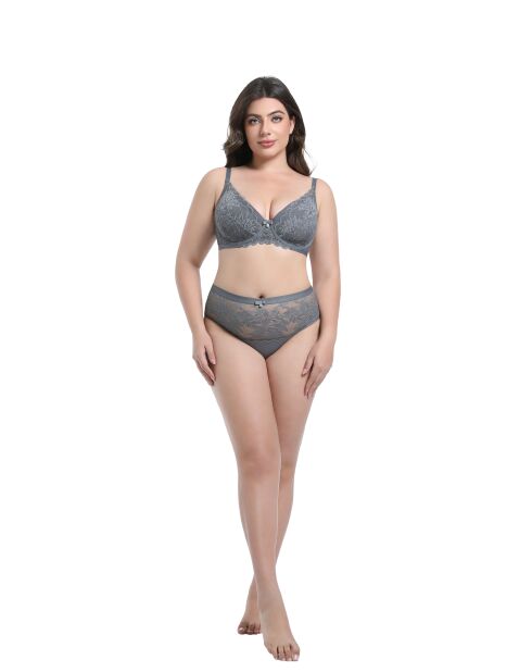 Culotte haute meline grise