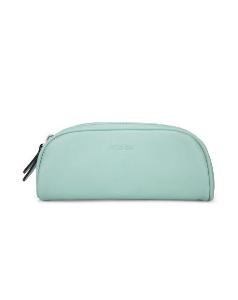 Custodia in pelle verde acqua Naely - 19,5x7,5x5 cm