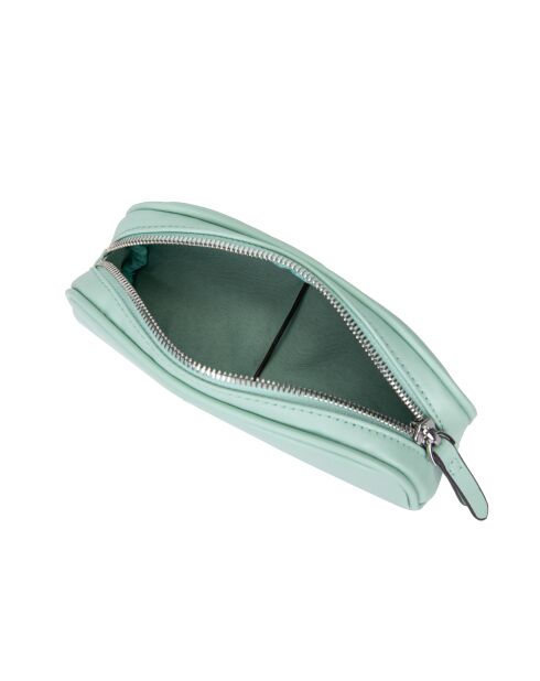 Custodia in pelle verde acqua Naely - 19,5x7,5x5 cm